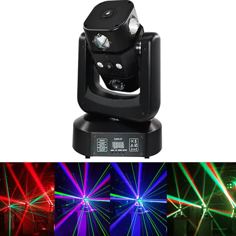 

LED Moving Head Ball Laser Beam Strobe Pattern 4 in1 Football Roller Moving Heads DMX Infinite Rotation LED Disco DJ Ball Light