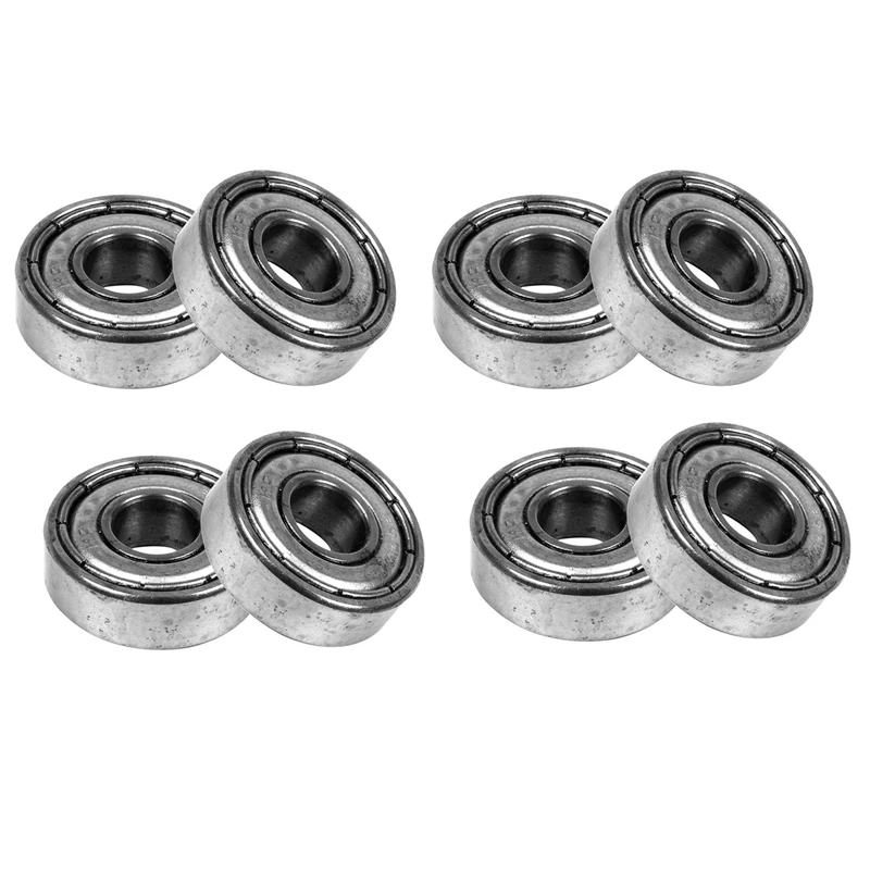 

40Pcs Miniature Rubber Sealed Metal Shielded Metric Radial Ball Bearing Model: 607ZZ 7 X 19 X 6MM