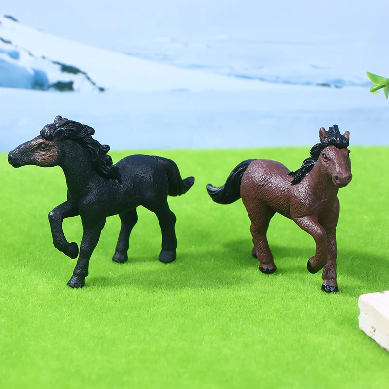 Horse Figurine 2026 Zodiac Horse Statue Home Desktop Bookshelf Office Ornament Horse Decor Feng Shui Bring Fortune