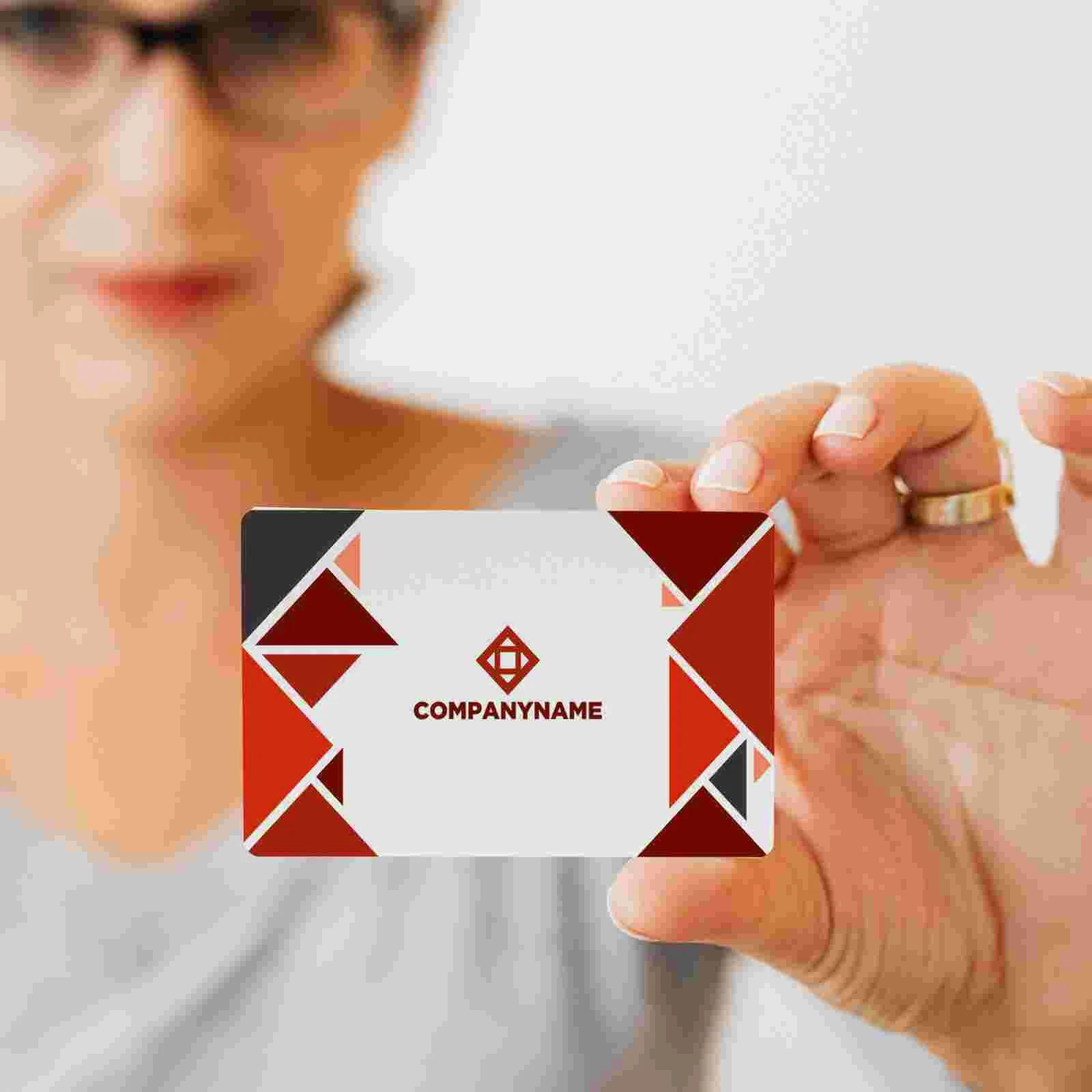 Business Cards Aluminum Name Signs 100 Pcs 8.4X5.6cm Sublimation Metal Engraving