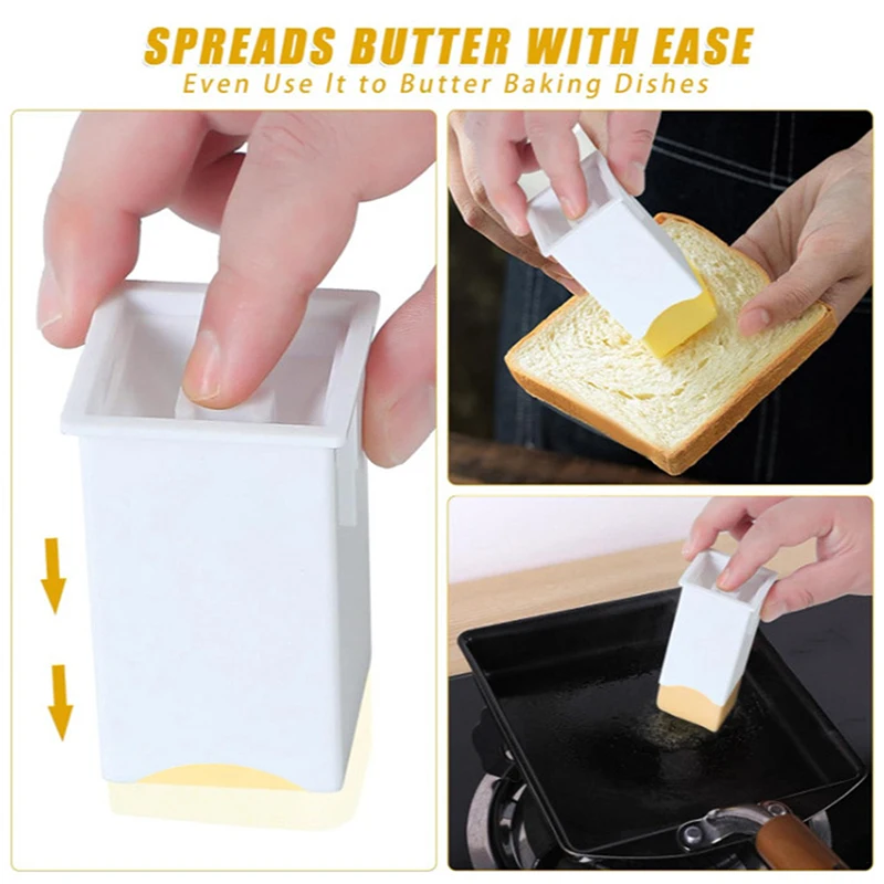 Butter Spreaders Small Butter Storage Box Simple Design Baking Stick Convenient For Home Restaur Kitchen Utensils