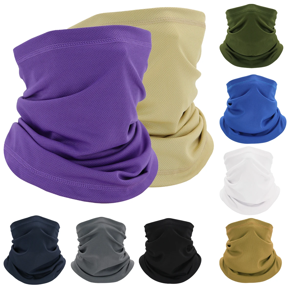 

Breathable Scarf Men's Women's Bandana Balaclava Summer Scarves Tube Masks Head Face Cover Neck Beanie Bicycle Neck Cloth
