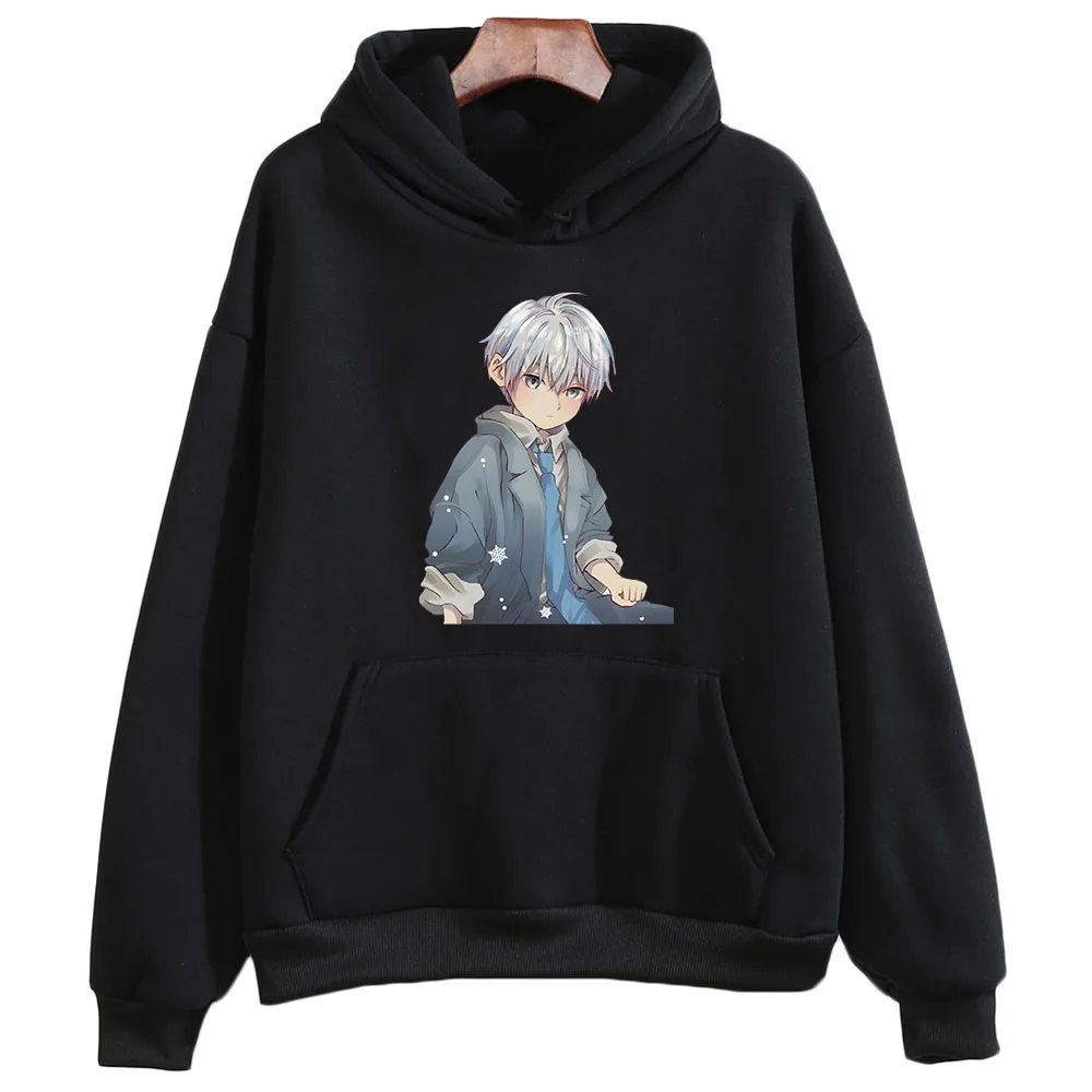 

The Ice Guy and His Cool Female Colleague Oversized Hoodie WOMEN Cartoon Sweatwear Couple Sweatshirt Kawaii/Cute Japanese Anime