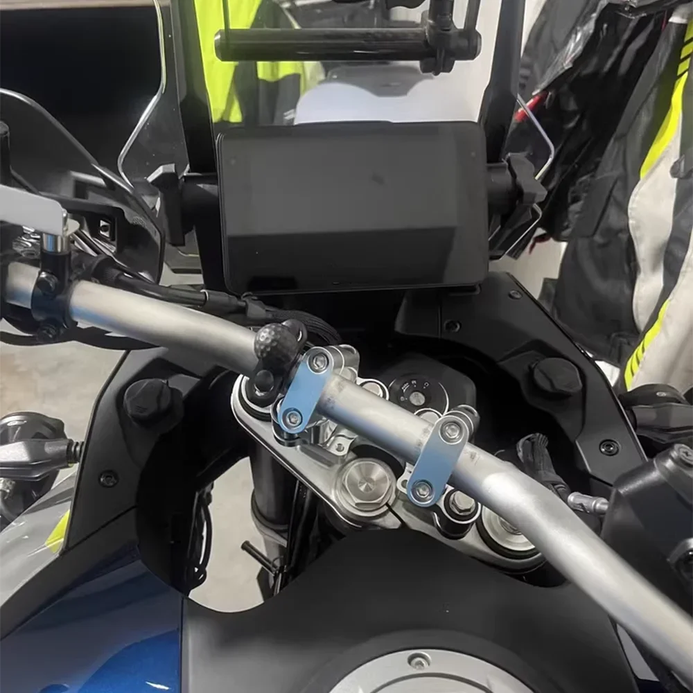 Rehausseur De Guidon Pour CFMOTO 800MT – Surélévation 30mm, Recul 15mm, Aluminium CNC