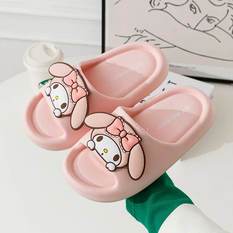 Cute Padded Slippers Kuromi Home Slippers For Children Funny House