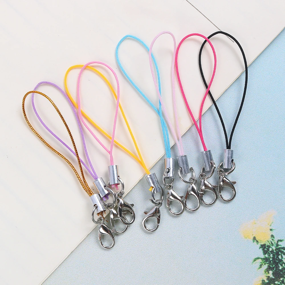 Lanyard Cord Set with Lobster Clasp Keychain Accessories - Pack of 20