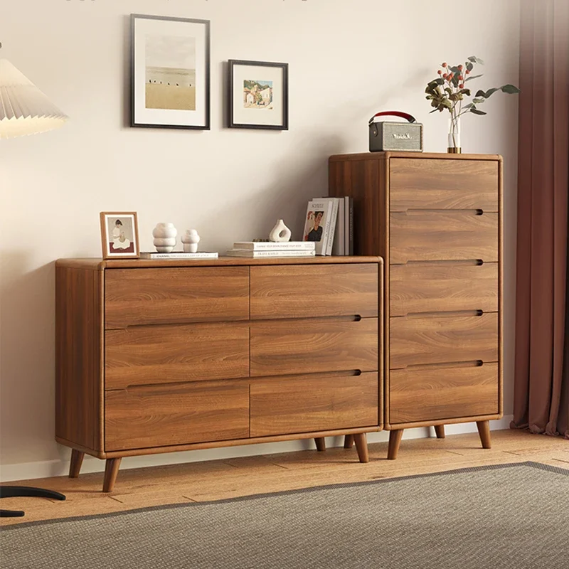 Solid Wood Drawer Sideboard Cabinet Chest Bedroom Storage Display Living Room Cabinet Kitchen Furniture Muebles De Cocina