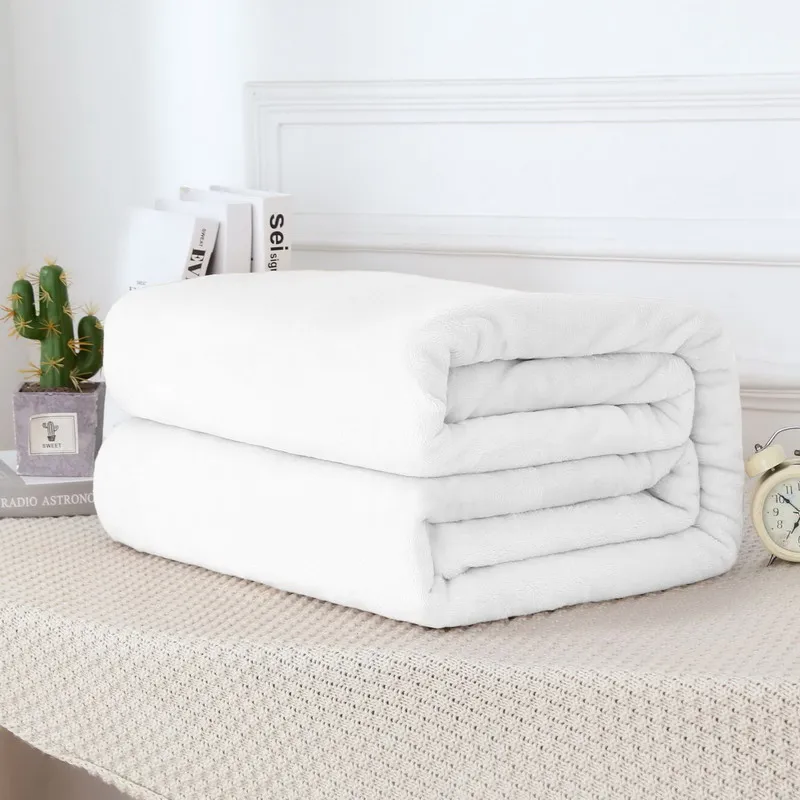 Fluffy Cloud Mink Fur Blanket Flannel Plush Comfortable Thickened and Warm Soft Sofa Throw Blanket For Air-Conditioned Room