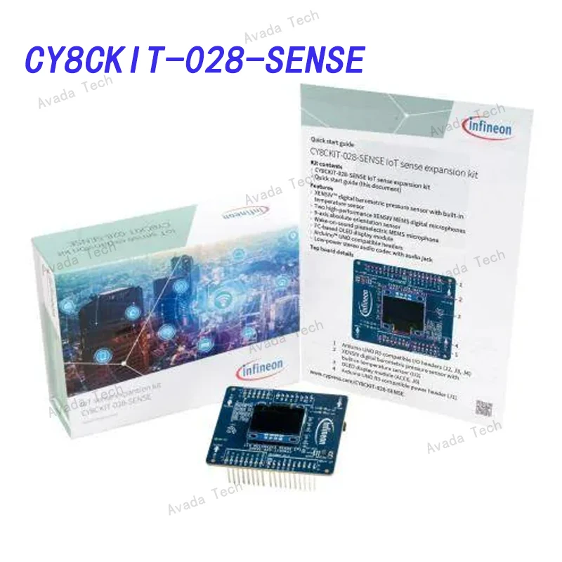 

Набор для разработки многофункциональных датчиков Avada Tech CY8CKIT-028-SENSE