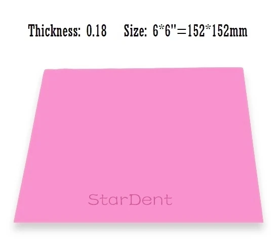 Diga Di Gomma Dentale Diga Di Barriera In Lattice Di Gomma Naturale Non Sterile 52 Pezzi 5 "x 5"/36 Pezzi 6 "x 6" Per Materiali Orali Per Odontoiatria Per Bambini Adulti - Foto 10