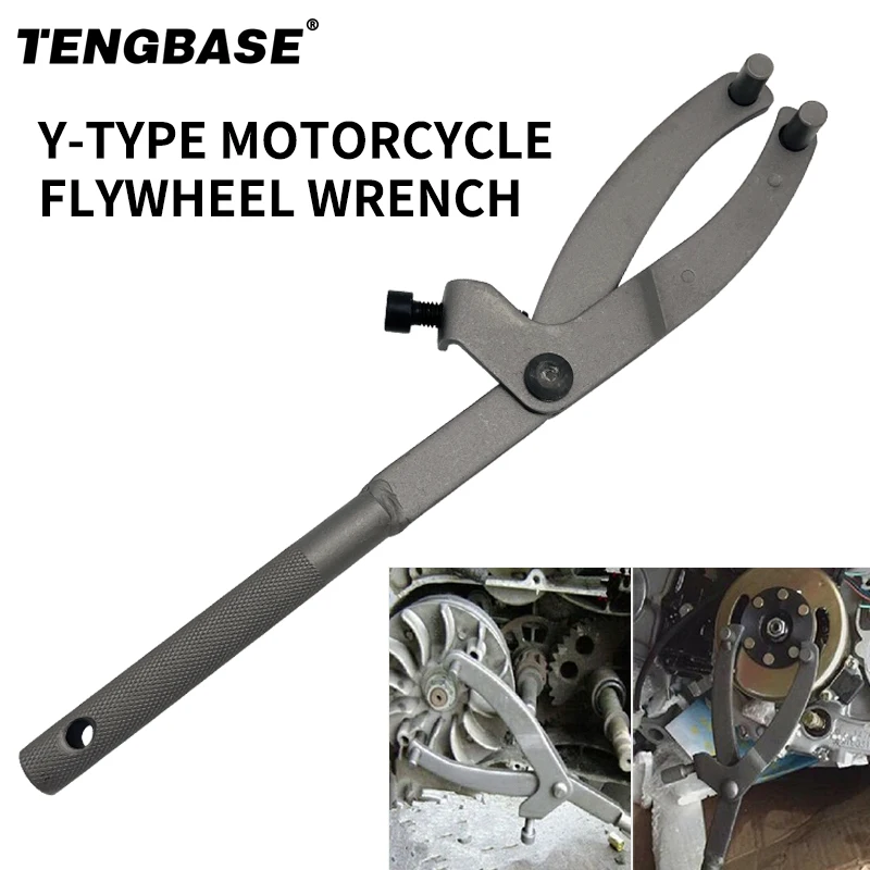 

Y Flywheel Wrench Caliper Motorcycle Motors Variator Remover Puller Tool For Scooter Moped Car Repair Tire Repair Hand Tool