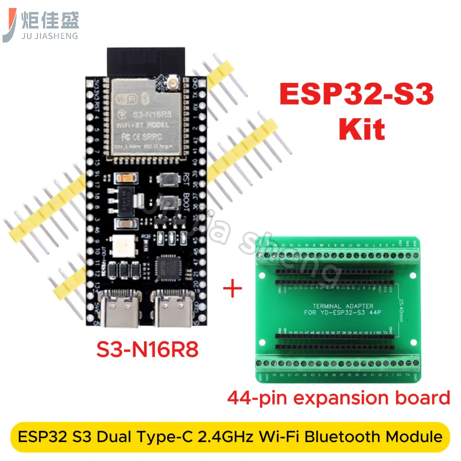รูปสินค้า ESP32-S3 บอร์ดพัฒนา 44 พิน พร้อมเสาอากาศ สำหรับโปรเจกต์อิเล็กทรอนิกส์