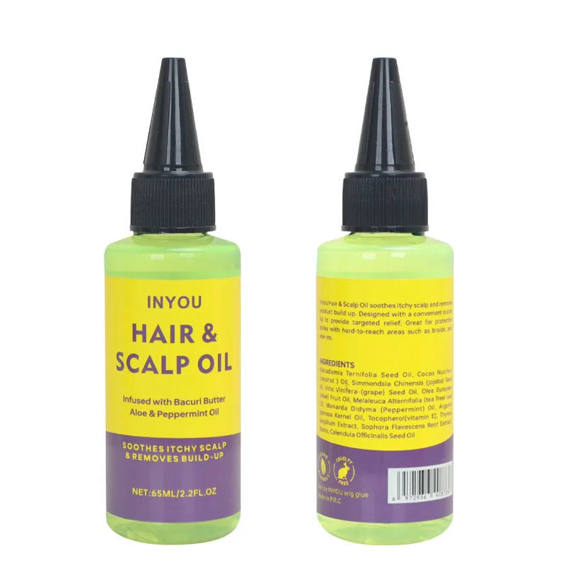 Antipruritic Oil Soothes Itchy Scalp and Removes Build-up Hair and Scalp Oil Infused with Bacuri Butter