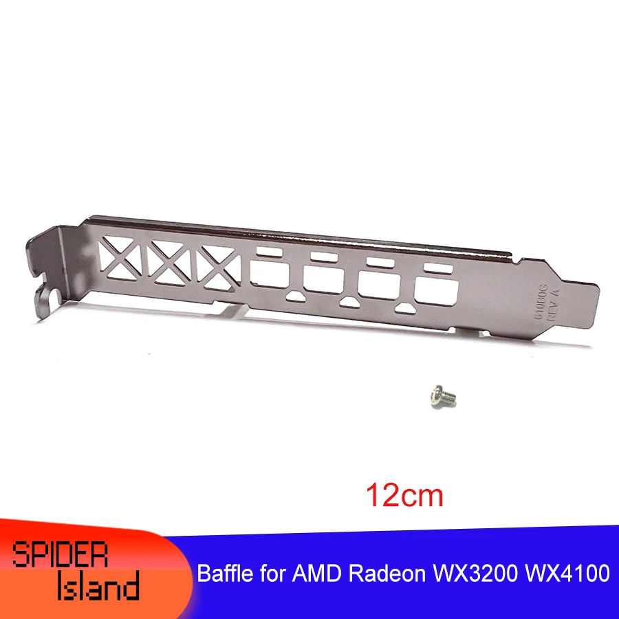 Фото Кронштейн для видеокарты AMD Radoen WX3200 WX4100, высокий профиль 12 см, перегородка WX 4100 3200, графическая карта с винтом №1