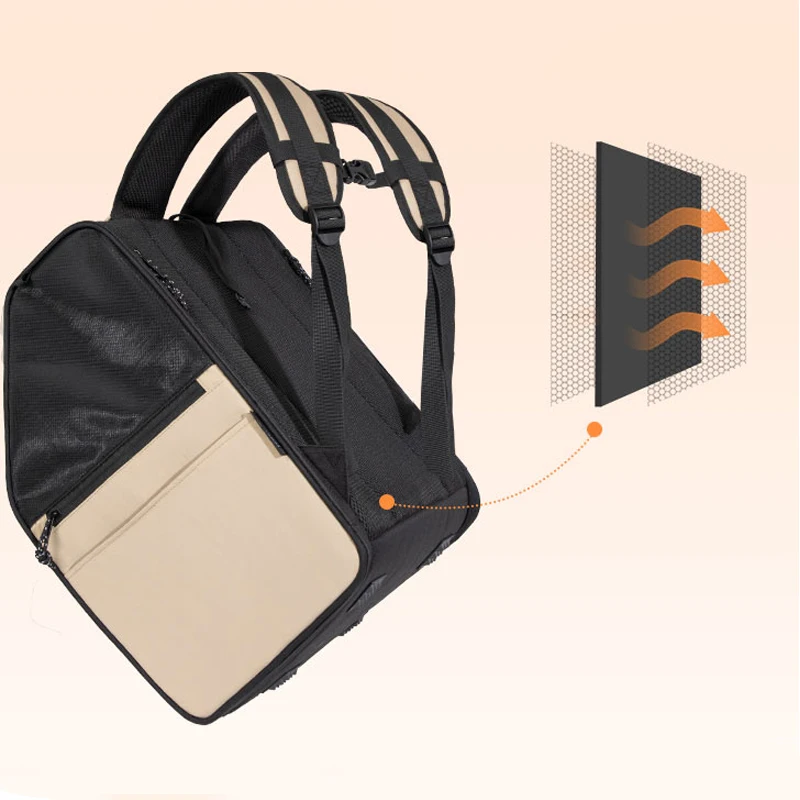 Pet Travel Backpack For Cats First Class Cabin Double Shoulder Outdoor Bag Breathable Portable Supplies Cat Carrier Bag