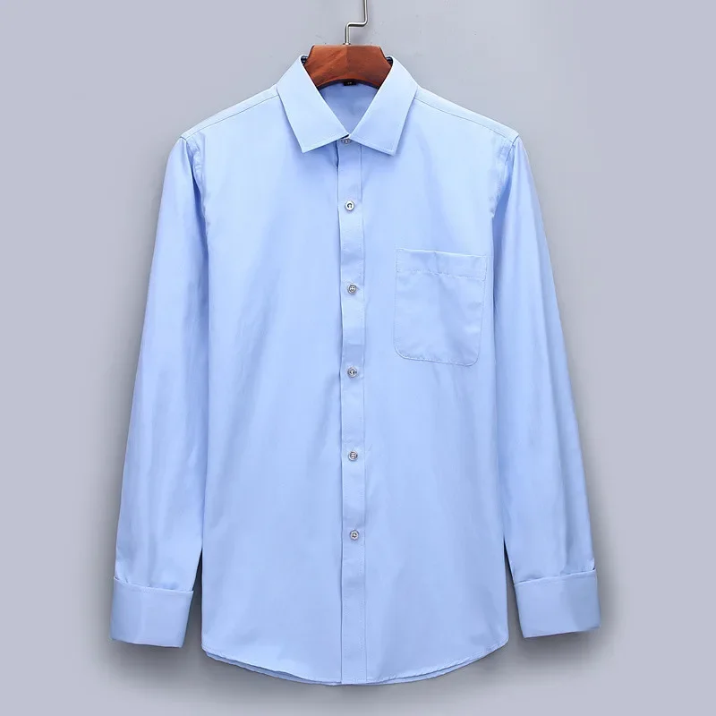 

Рубашка мужская под смокинг, Классическая формальная с французскими запонками, длинным рукавом, облегающие французские манжеты, S - 6XL