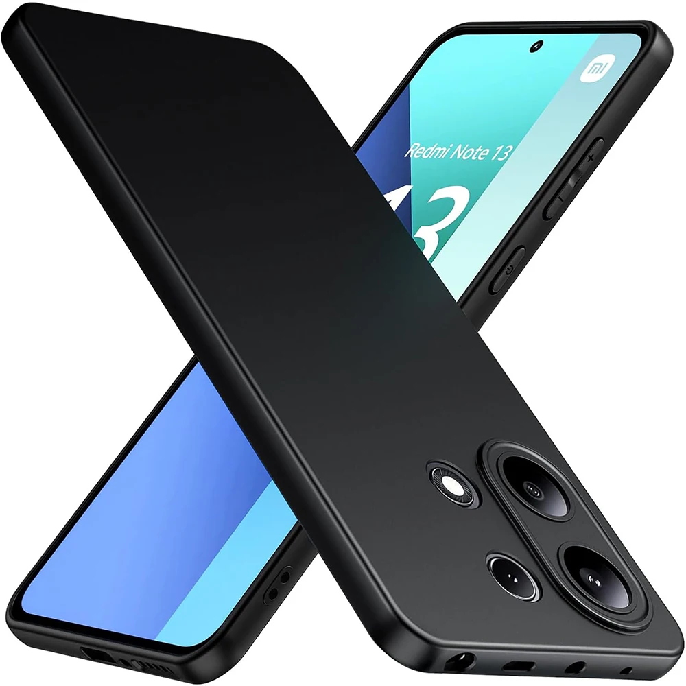 Coque souple en silicone mat de luxe pour Xiaomi Redmi Note 13 12 11 11S Pro Plus Pro+ 13C 12C 10C 5G 4G Coque arrière souple ultra fine_voghion.com