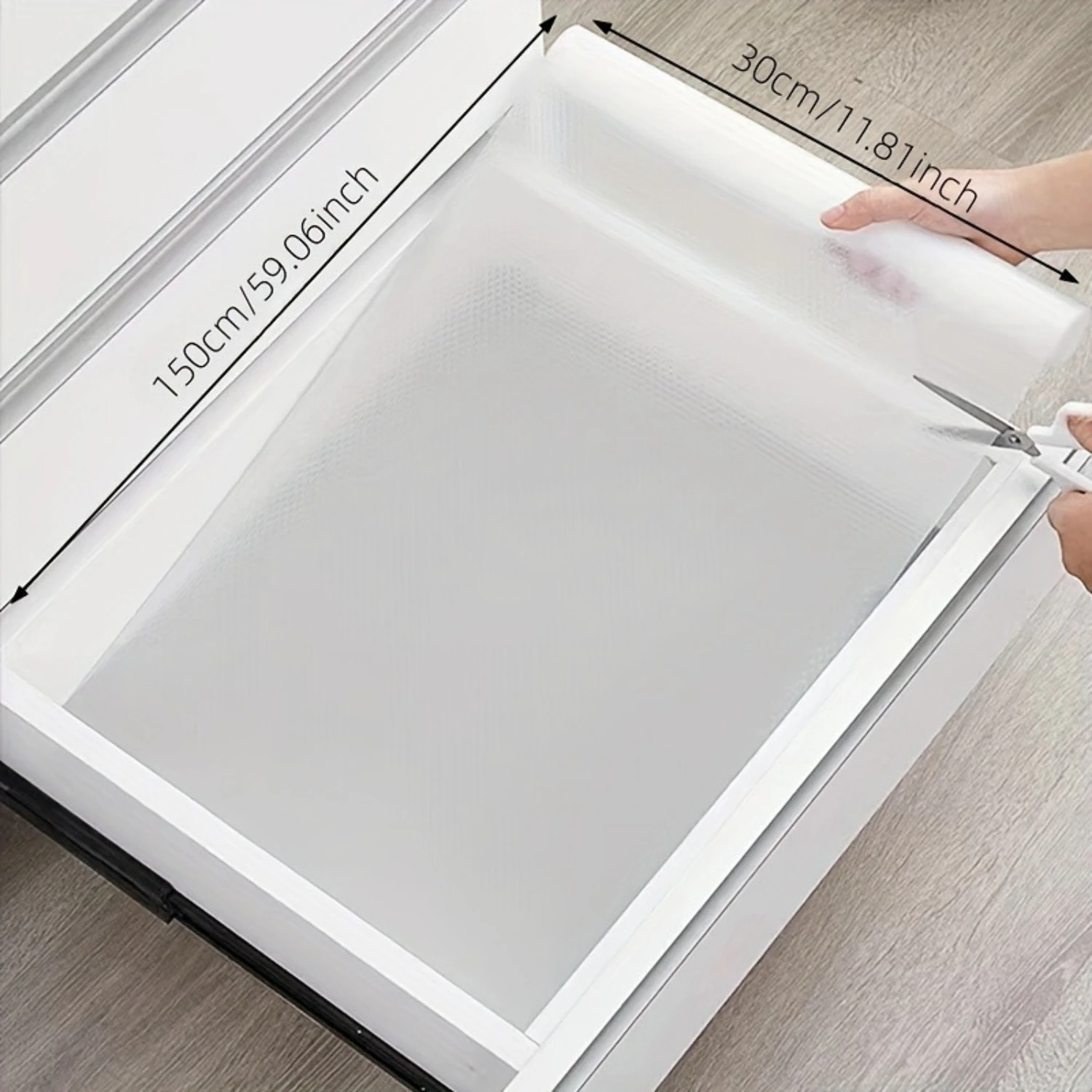 Premium Cabinet Liner Roll-Durable, Waterproof & Non-Slip-Ideal for Cabinets, Drawers & Fridges Easy-Clean Dust-Proof