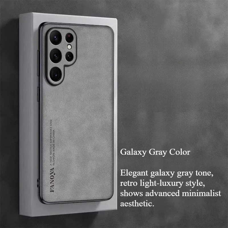 Luxury Sheepskin Leather Phone Case - Premium Back Cover