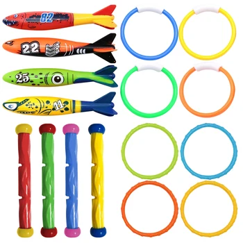 Cartoon Pool Sinking Toys Set 1
