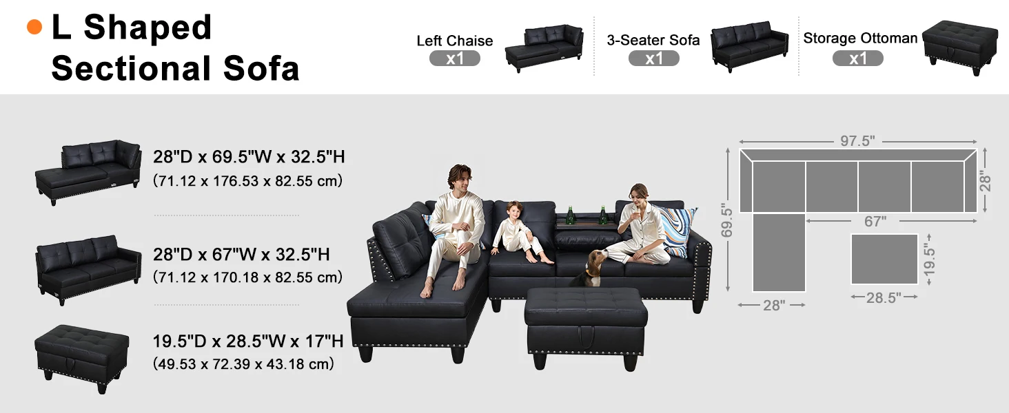 Wakefit Sectional Sofa