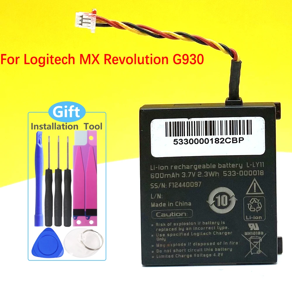 

Новый аккумулятор L-LY11 533-000018, F12440097 для Logitech G930 F540 MX R высокого качества