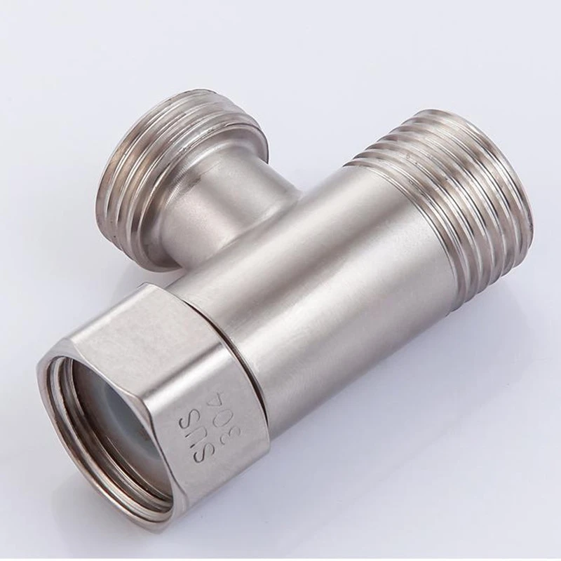 1PC 304 Stainless Steel Live Pipe Fitting 3 Way Water Distributor One