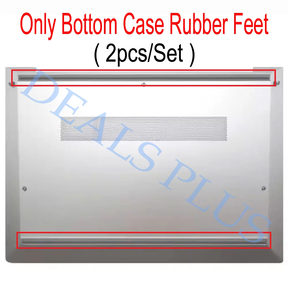 Tiras de goma de repuesto para la parte inferior del ordenador portátil G7 G8 (2 piezas) de goma antideslizante compatible con HP Elitebook 830 730 835 735 G7 G8 Series