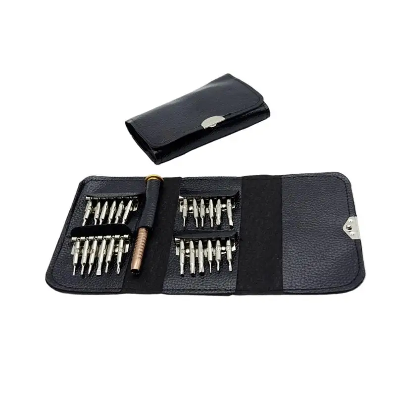 25-in-1 정밀 드라이버 세트, 스마트폰, 노트북, 안경 및 카메라용 소형 휴대용 미니 수리 도구 키트