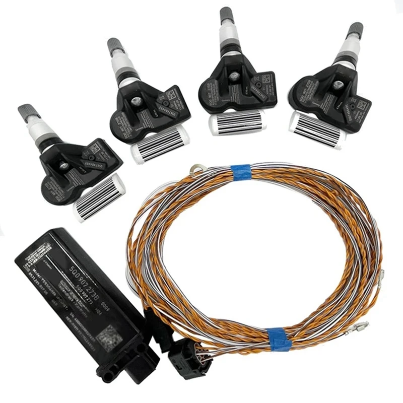 

TPMS Sensor Accessories 5Q0907273B + 5Q0907275B Tire Pressure Monitoring System Kit For Volkswagen MQB Touareg Tyre Air Monitor