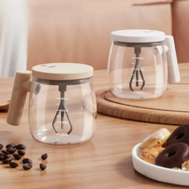 Electric Self Stirring Coffee Cup Rechargeable Plastic 400ML