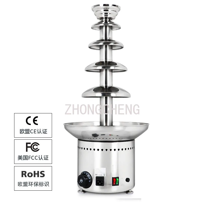 5 Layer Chocolate Fountain Chocolate Fountain Machine DIY Hot Pot Flying Machine 110/220V 1PC