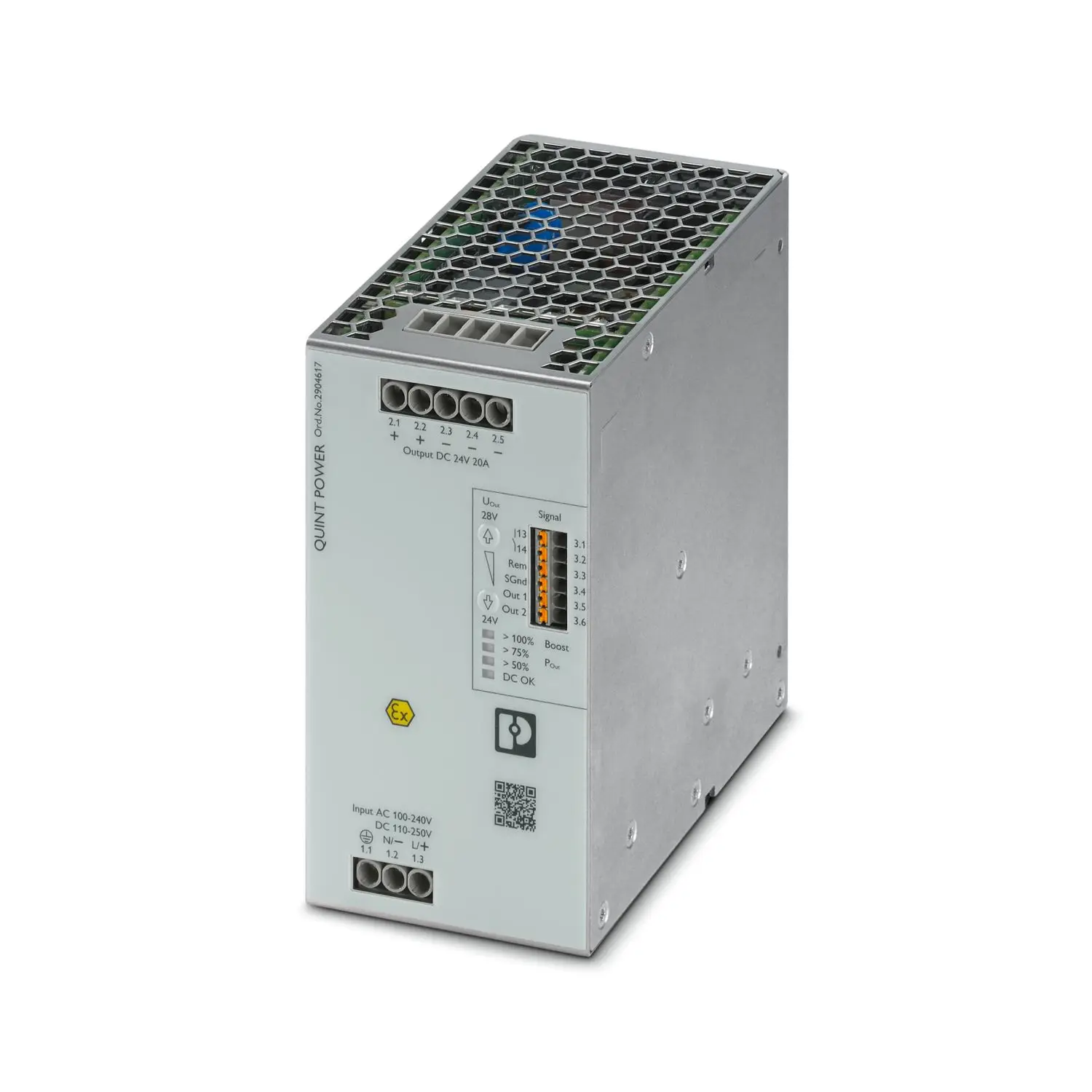 

Phoenix Coating Power Supply QUINT4-PS/1AC/24DC/20/+-2904617