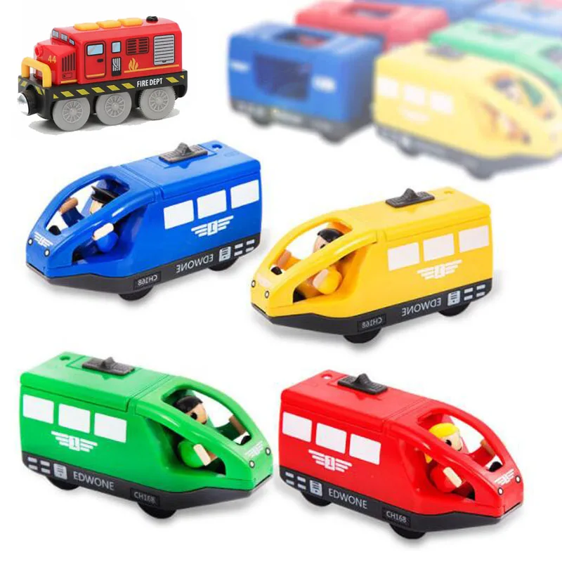 New Electric Train Locomotive Car Truck Toy Magnetic Train Fit For Thomas Wooden Track Train Toys Children Gift