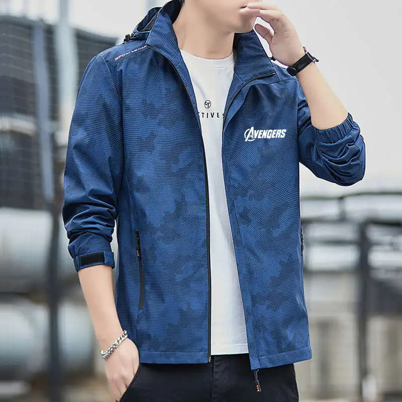 Automne nouveau manteau décontracté Rush manteau hommes printemps imperméable, crème solaire, coupe-vent manteau pour hommes_voghion.com