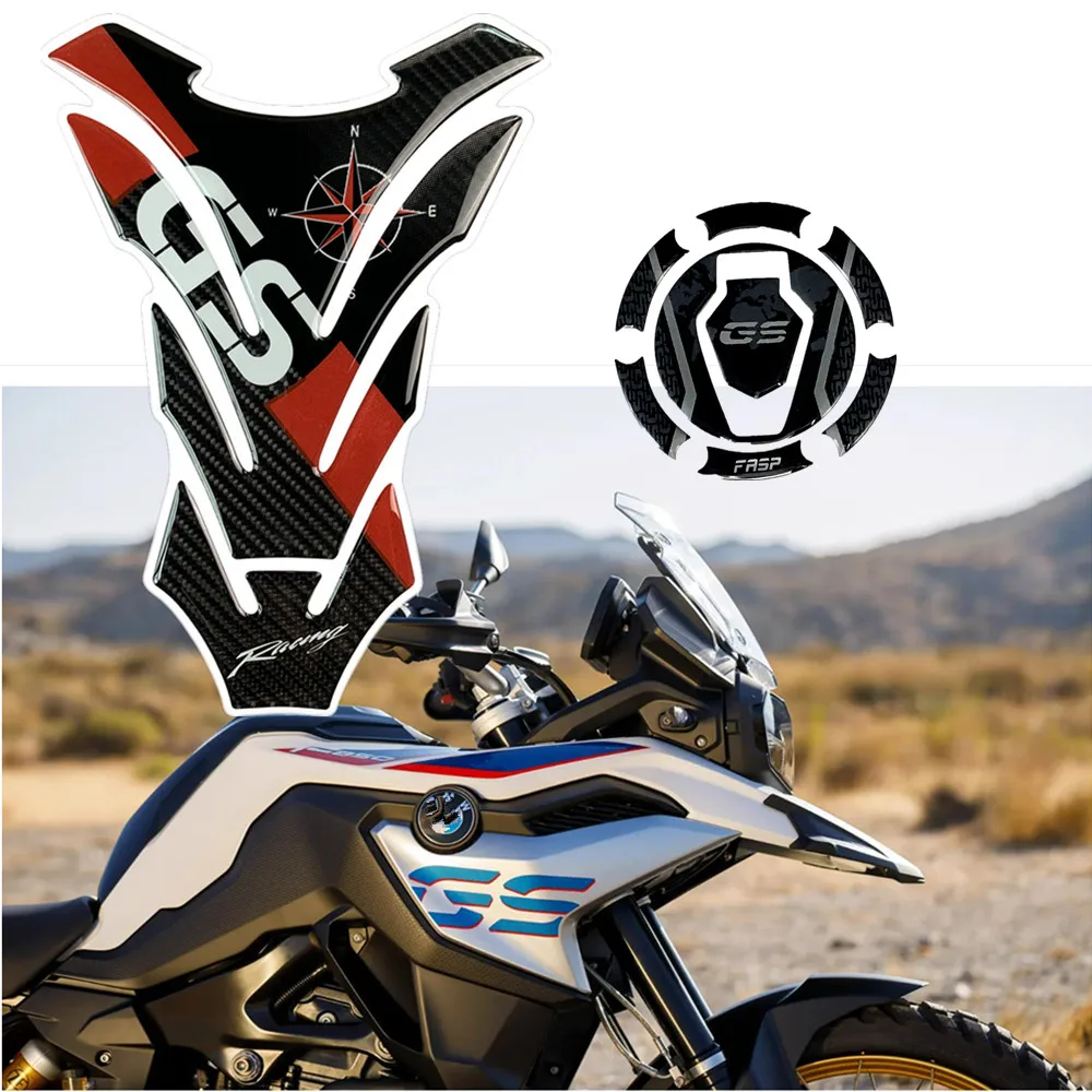 For BMW GS F750 F800 F850 G310 R1250 K1600 R1200 ADV 3D Motorcycle Fuel Tank Pad Gas Cover Protection Stickers Decals instrument film dashboard sun visor cover for bmw f750 f850 gs c400 x c 400 gt f900 s1000 r xr r1200 adv r1250 adventure s1000xr