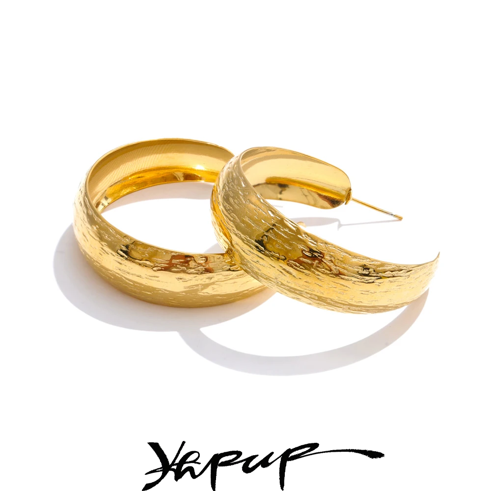 Yhpup Stainless Steel Earrings