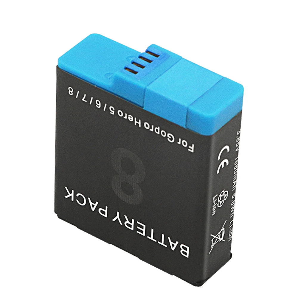 Action Camera Battery 2150mAh For Gopro Hero 8 7 6 5