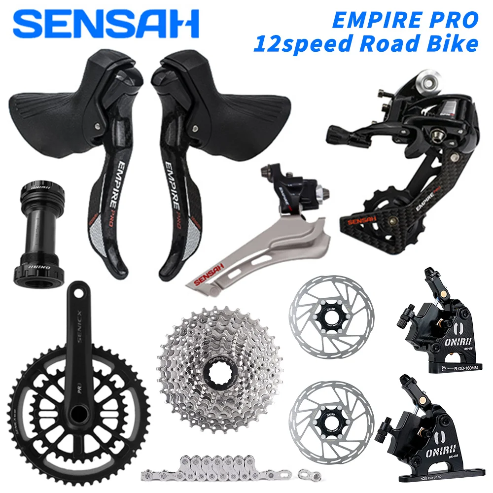 ❗️即購入OK❗️安値❗️SENSAH EMPIRE PRO自転車　コンポーネントのみ SENSAH：第4のコンポーネント勢力が日本上陸、元スラム技術者