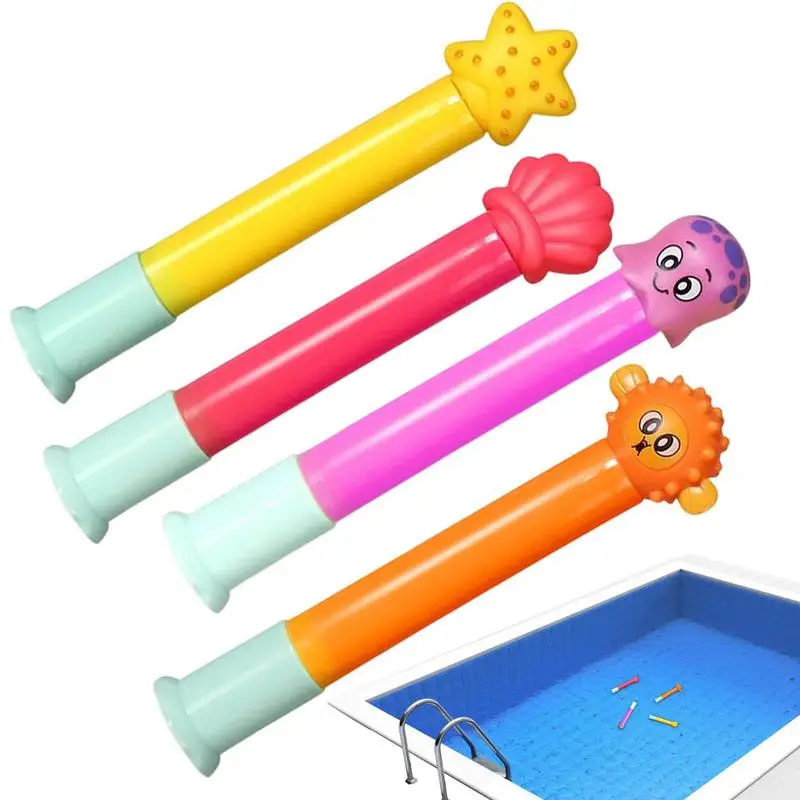 

Dive Sticks Underwater Diving Toys 4 Pcs Pool Toys Training Diving Water Diving Swimming Pool Stick Set For Teens Learning To