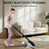 Superun  2-in-1 Home/Office 2.5 HP Walking Treadmill,mini Treadmills for Small Spaces with APP & Remote Control
