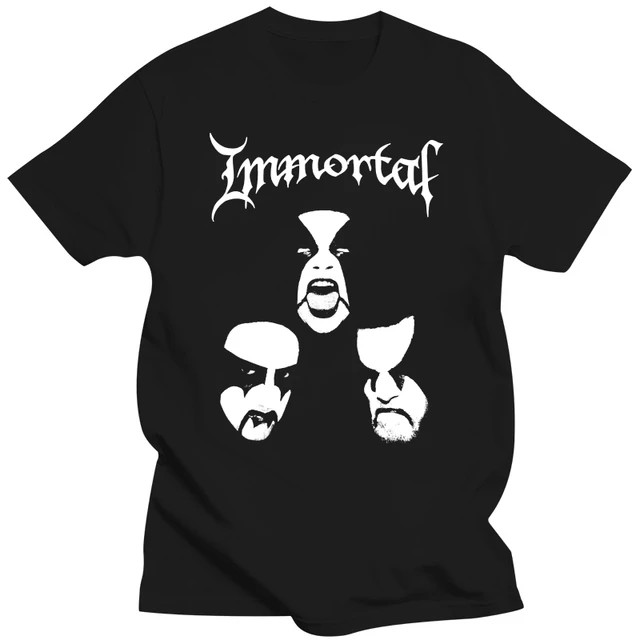 Immortal Faces Band Poster Album Cover Heavy Metal Hard Rock T-Shirt: A Timeless Fashion Statement for All Seasons