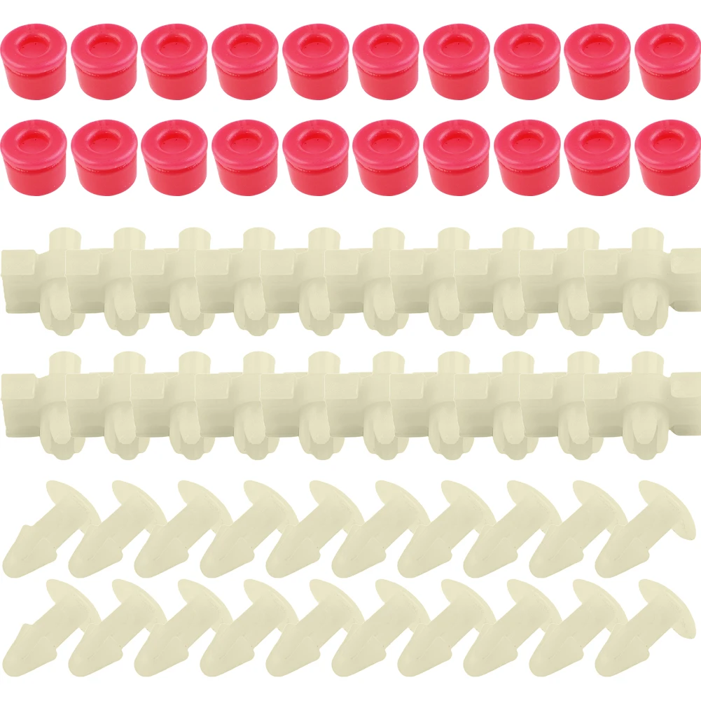 52 Pz Morsetti Spine Occhielli Guarnizione Porta Striscia Clip Di Rivestimento Per Mercedes Per Benz W123 Morsetti/Spine E Ugelli Morsetti Di Tenuta D