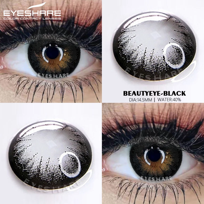 Eyeshare Color Contact Lens 1 Pair Beauty Eye Colored Contact Lens
