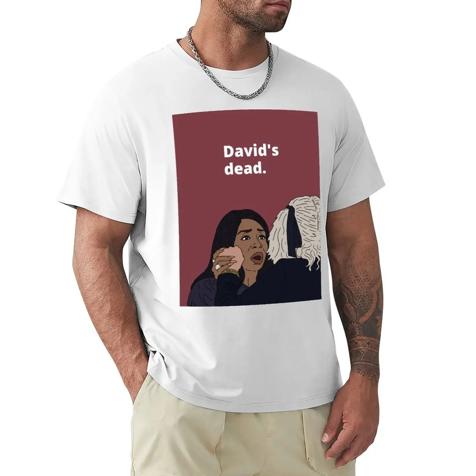 David Dead - Tiffany New York Pollard - Cbbuk - Celebrity Big Brother T-Shirt Per Un Ragazzo Vestiti Oversize Per Uomo