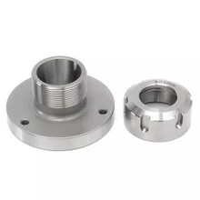 

ER32 80MM Diameter Collet Chuck Compact Lathe Tight Tolerance CNC Bearing Steel Clamping Milling Tool 8Cm X 5Cm