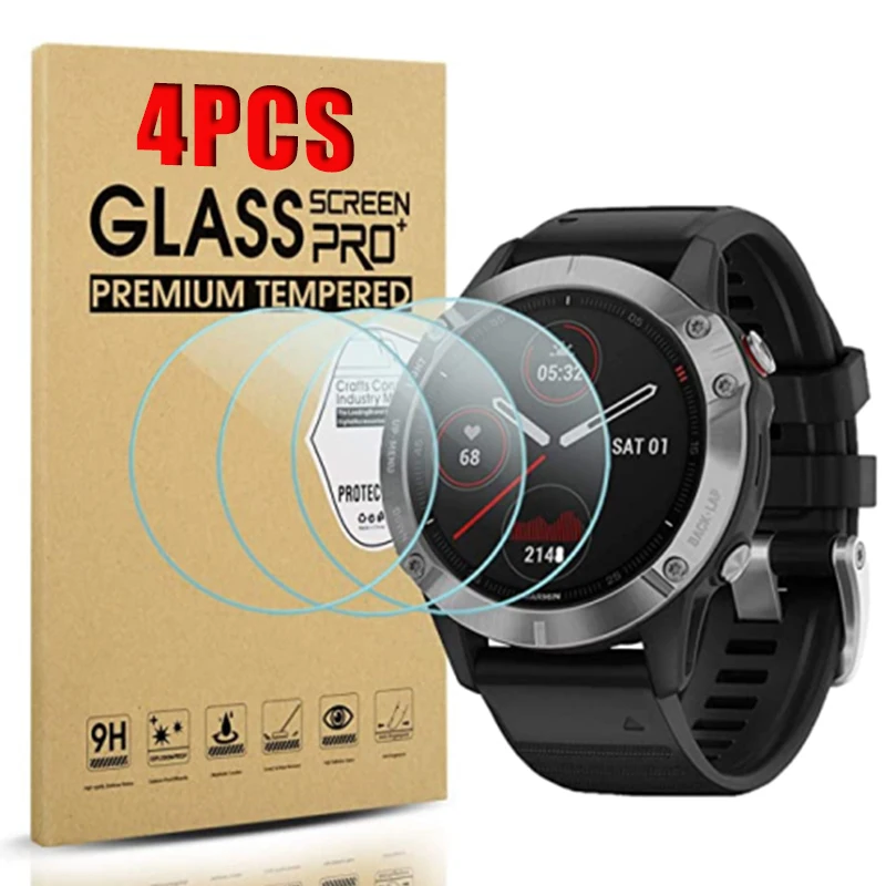 

Tempered Glass For Garmin Fenix 6 6s 6x 7 7s 7x 7Pro 5 HD Screen Protector Shatter-proof Film For Garmin Fenix 6 Smartwatch