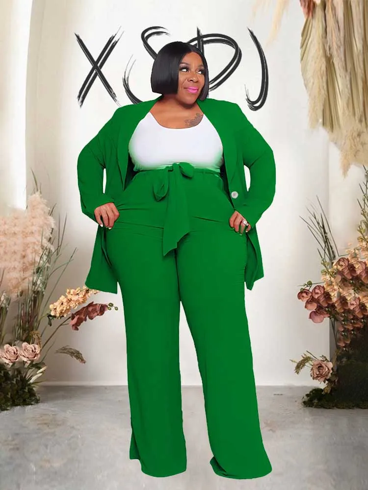 2 Piece Sets Women Outfit Winter Long Sleeve Sexy Pant Suits with Blazers  Ladies Chic and Elegant Blazer Set Female Plus Size - AliExpress