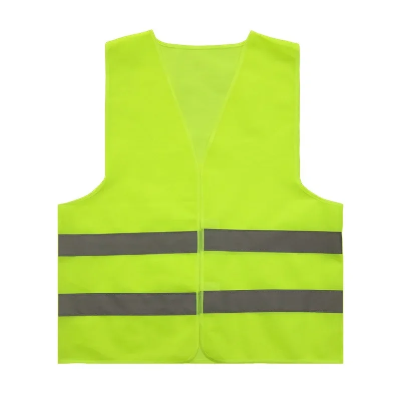 Reflective Strip Vest Car Emergency Fluorescent High Visibility Safety Vest Motorcycle Jackets Reflective Clothing Hi-Vis 1 Pcs