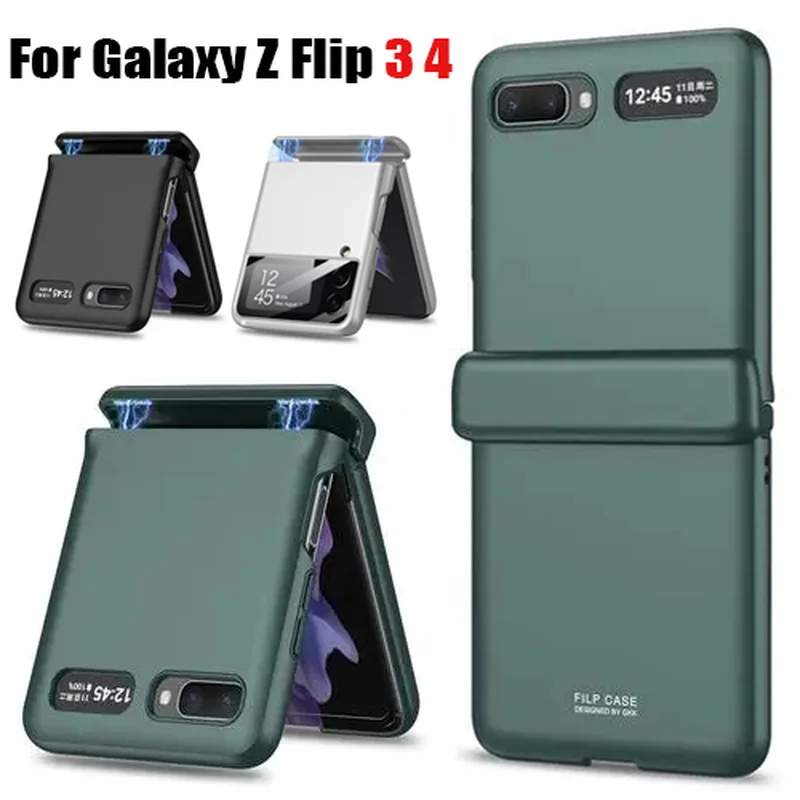 Funda de teléfono con protección de bisagra plegable para Samsung Z Flip 5G  360, cubierta protectora completa para Galaxy Z Flip F707 - AliExpress